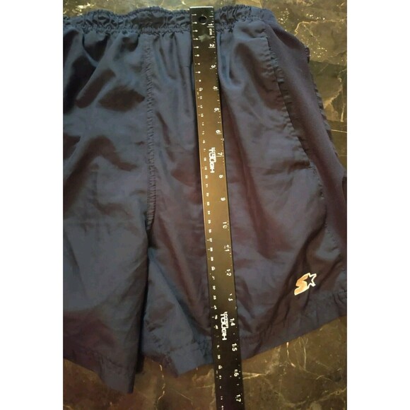 Starter Dri-Star Swim Trunks Shorts Mens Small S 28-30 Navy Dark Blue Athletic - Picture 7 of 8